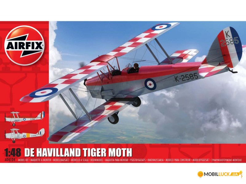  De Havilland D.H.82a Tiger Moth Airfix (AIR04104)