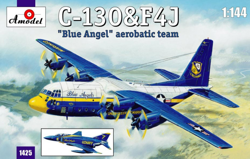 C-130&F4J Blue Angel Aerobatic team AMODEL (AMO1425)