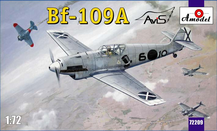 Messerschmitt Bf-109A German fighter AMODEL (AMO72209)