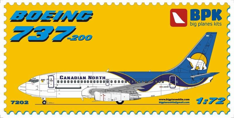   Boeing 737-200 Canadian North Big Planes kits (BPK7202)