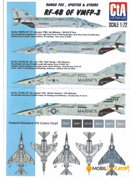  CTA   RF-4B of VMFP-3 (CTA7201)