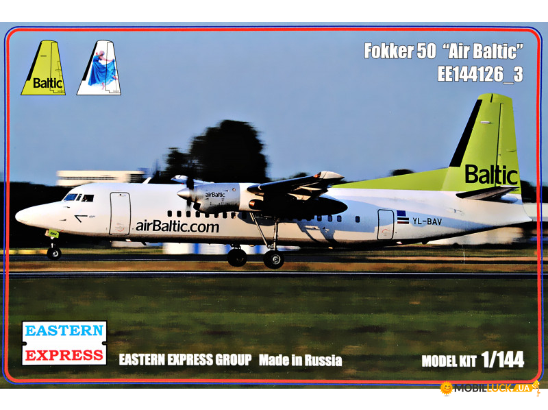   Fokker 50 Air Baltic Eastern Express (EE144126-03)