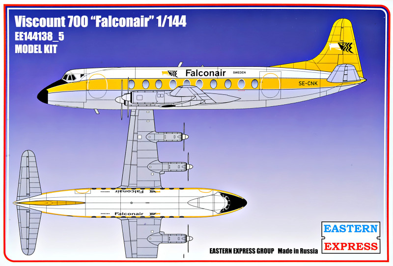  Viscount 700 Falconair Eastern Express (EE144138-05)