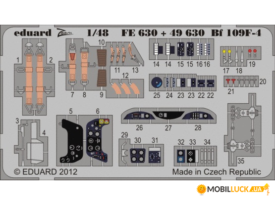  Eduard 1/48 Bf 109F-4 (EDU-FE630)