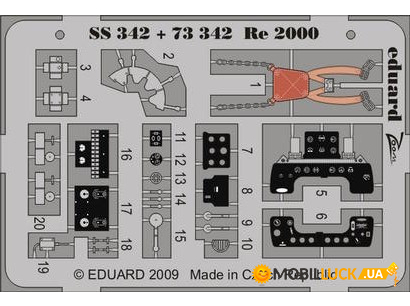  Eduard 1/72 Re-2000 (EDU-SS342)