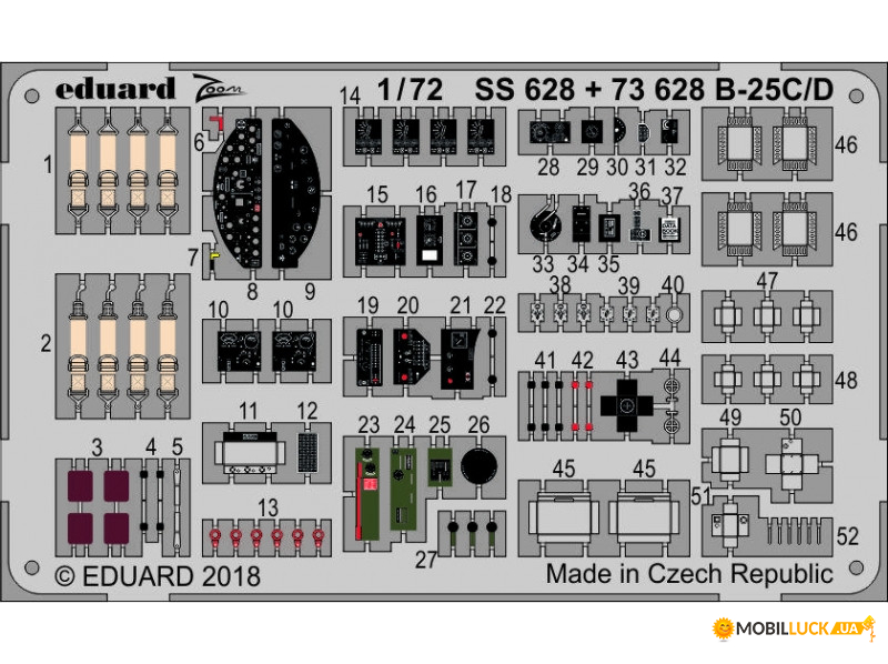  Eduard  B-25C/D (EDU-73628)