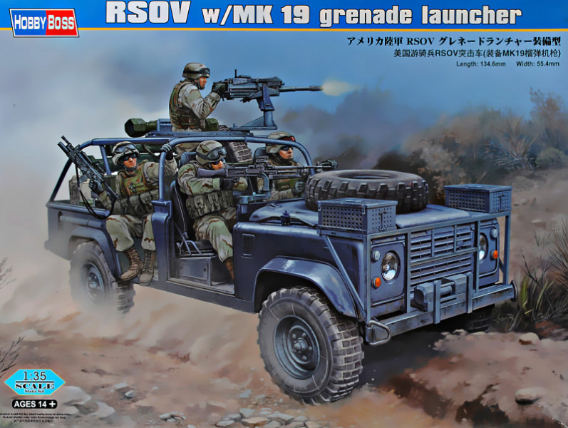   RSOV w/MK 19 grenade launcher Hobby Boss (HB82449)