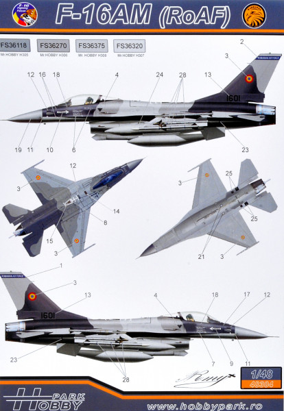  Hobby Park    F-16AM/BM (HP48304)