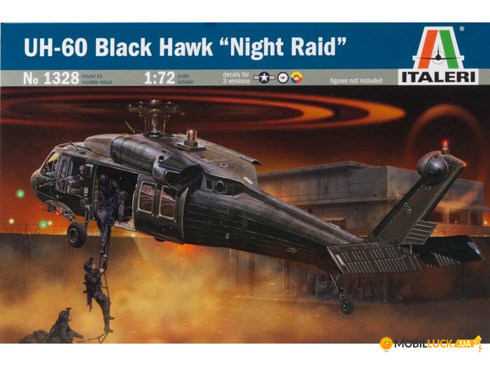  UH-60 Black Hawk Night Raid ITALERI (IT1328)