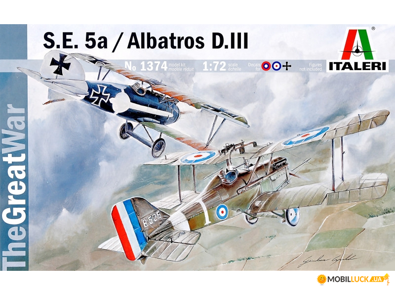  S.E.5a  Albatros D.III ITALERI (IT1374)