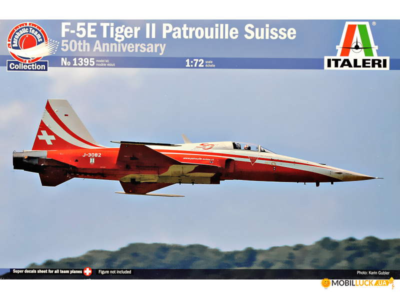  F-5E Tiger ll patrouille suisse (50th anniversary) ITALERI (IT1395)