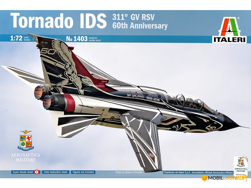 - Tornado IDS 311 GV RSV 60th Anniversary ITALERI (IT1403)