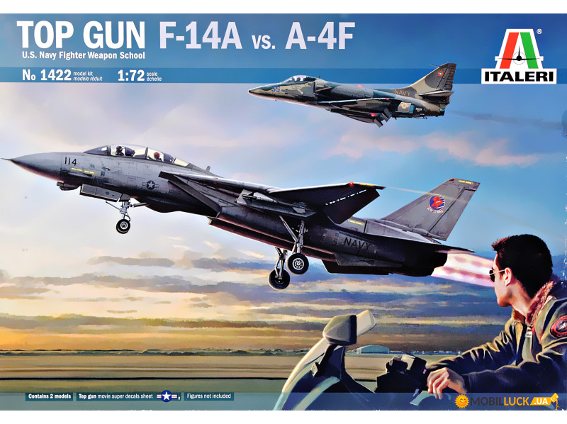    F-14A  A-4F ITALERI (IT1422)