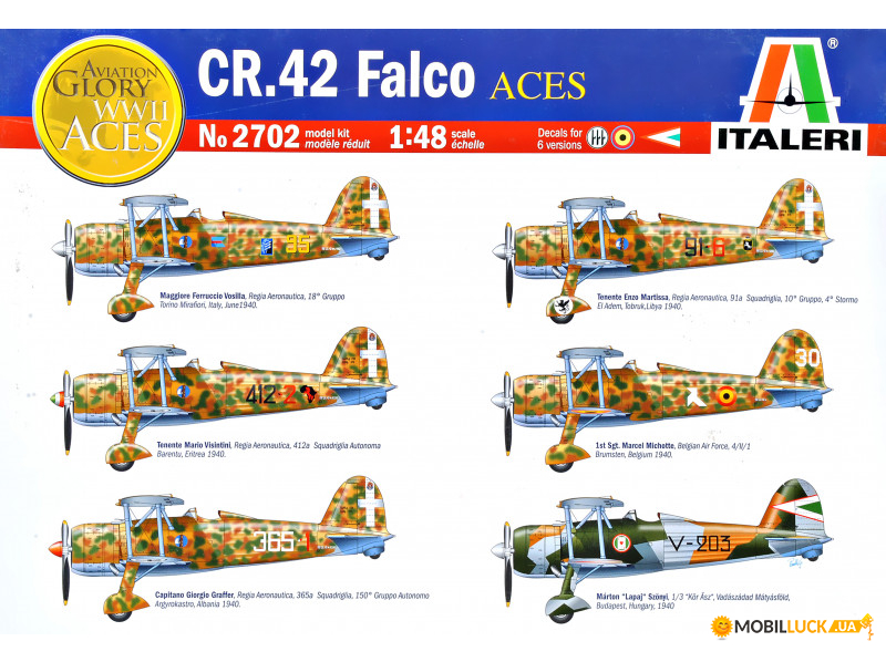  CR.42 Falco Aces ITALERI (IT2702)