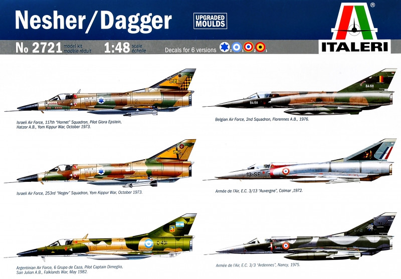  Nesher / Dagger ITALERI (IT2721)