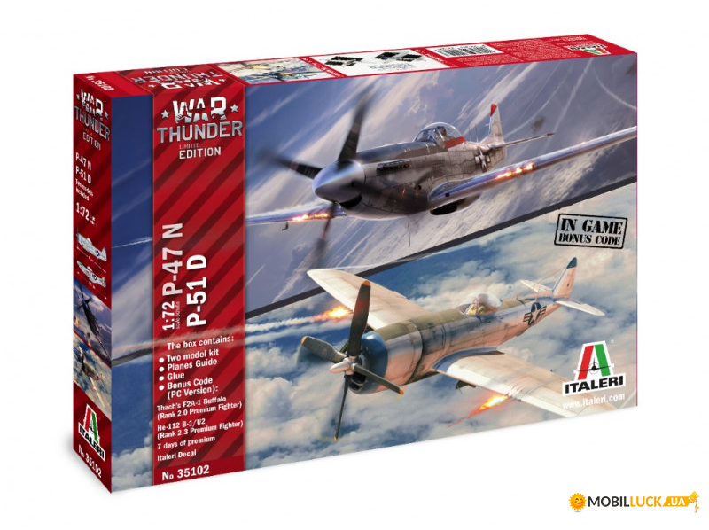   -  P-47N & P-51D ITALERI (IT35102)