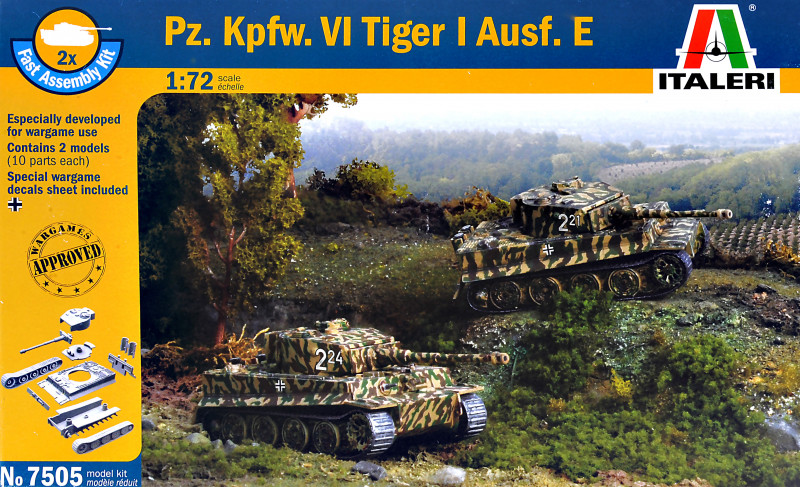  Pz. Kpfw. VI Tiger I Ausf. E, 2 . ITALERI (IT7505)