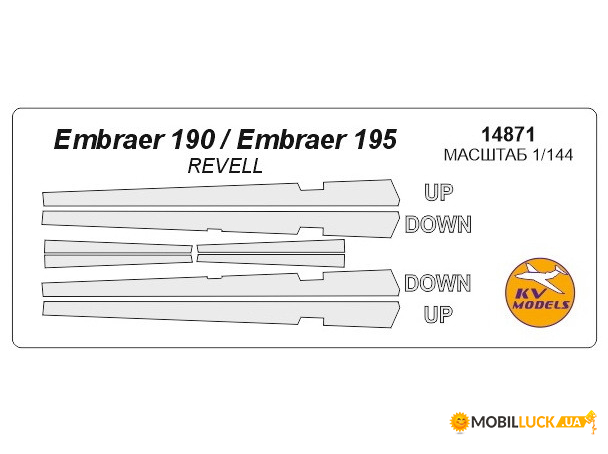    KV Models  Embraer 190/195(KVM14871)