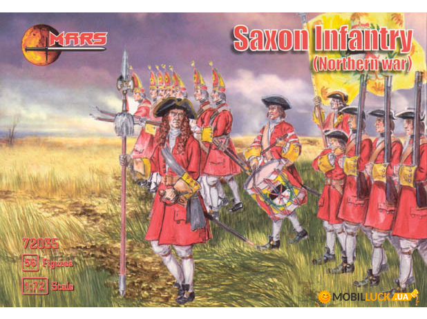 Saxon infantry, Northern War Mars Figures (MS72035)