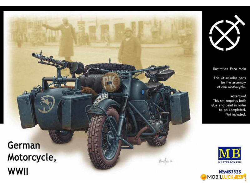 MB3528 WWII German motorcycle Master Box (MB3528)