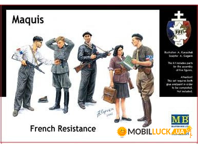 MB3551 Maquis, French Resistance Master Box (MB3551)