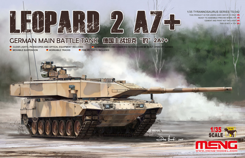     Leopard 2 A7+ Meng (MENG-TS042)