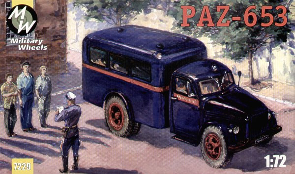 MW7229 PAZ-653 Soviet special truck Military Wheels (MW7229)