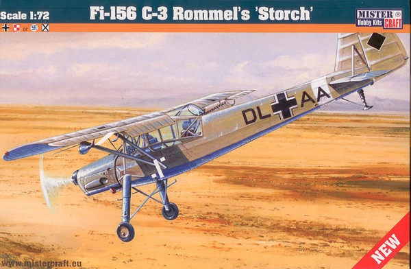  Fiesler Fi-156 C-3 Rommels Storch Mister Craft (MCR-D204)