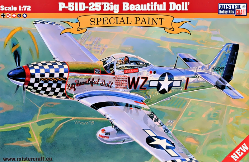  P-51D-25 Big Beautiful Doll Mister Craft (MCR-D270)