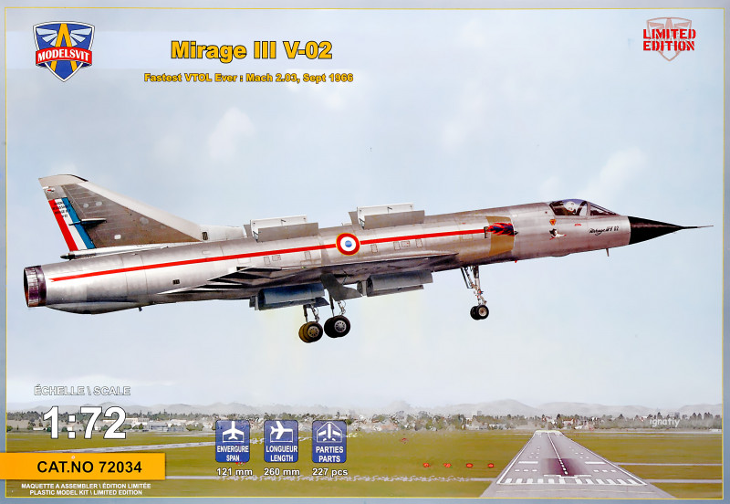  - Mirage III V-02 ModelSvit (MSVIT72034)