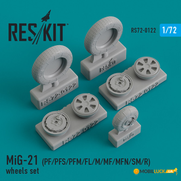 MiG-21 (PF/PFS/PFM/FL/M/MF/MFN/SM/R)   (1:72) RESKIT (RS72-0122)