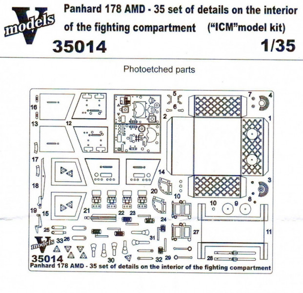  Vmodels Panhard 178 AMD-35 (Vmodels35014)