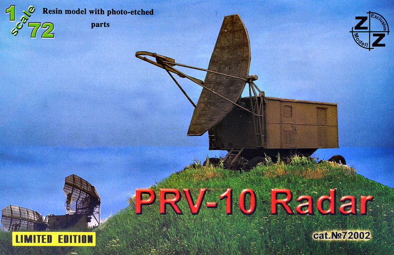 ZZ72002 PRV-10 Soviet radar, resin/pe ZZ MODELL (ZZ72002)