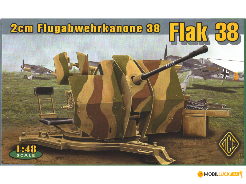   2cm Flugabwehrkanone 38 Flak 38 ACE (ACE48103)