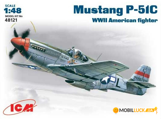  Mustang P-51C ICM (ICM48121)