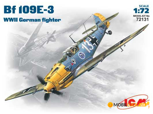   Messerchmitt Bf-109 E3 ICM (ICM72131)