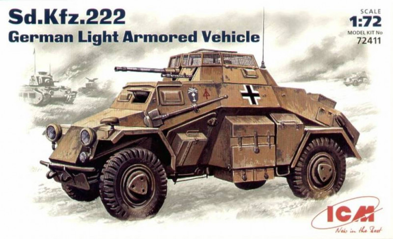    Sd.Kfz.222 ICM (ICM72411)