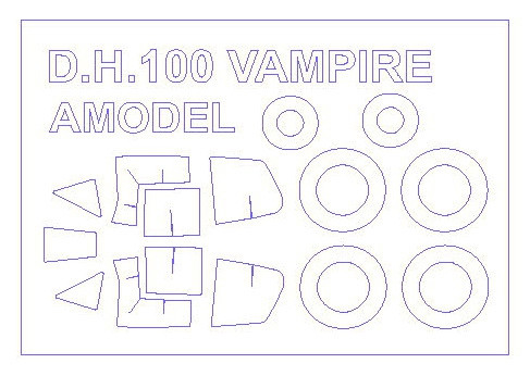     KVB DH.100 Vampire (Amodel) (KVM72534)