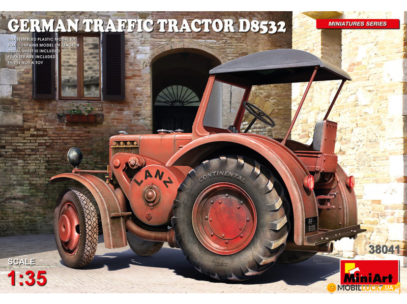 German traffic tractor D8532 MINIART (MA38041)