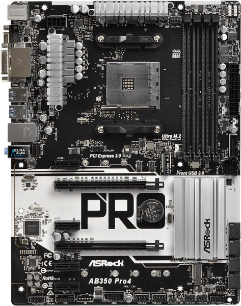   ASRock AB350 Pro4 (sAM4)