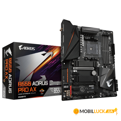   Gigabyte B550 AORUS PRO AX