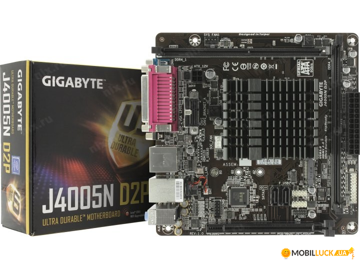   Gigabyte J4005N D2P Mini-ITX