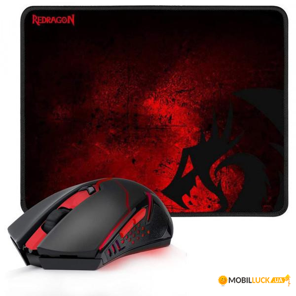  Redragon M601WL-BA Wireless Black-Red (78227)