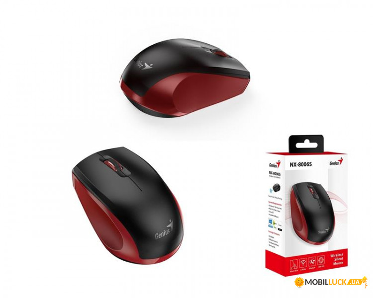  Genius NX-8006 Silent WL Red (31030024401)