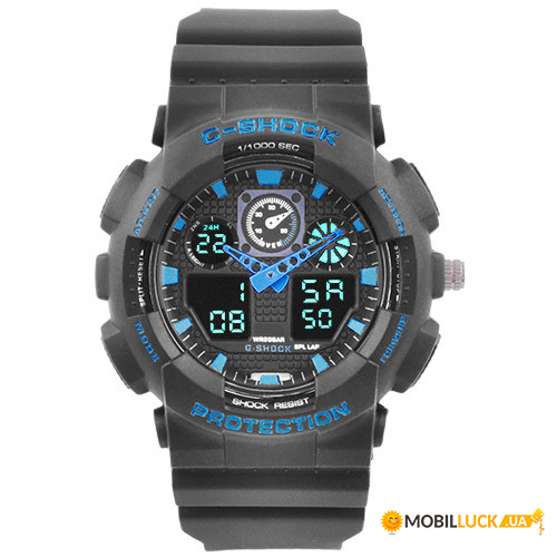   C-SHOCK GA-100 Black-Blue,  7  (5272)