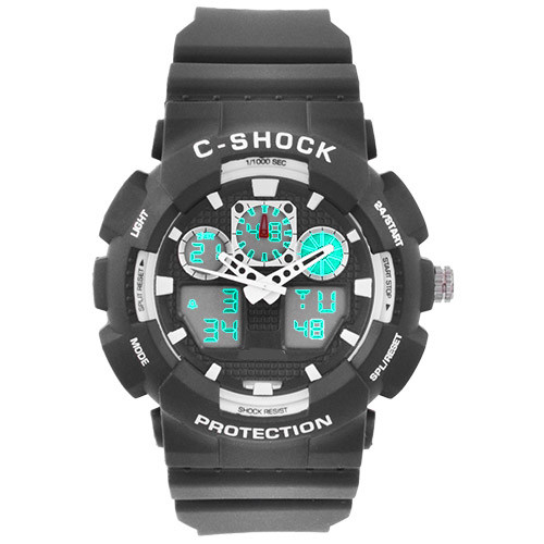   C-SHOCK GA-100B Black-White,  7  (5279)