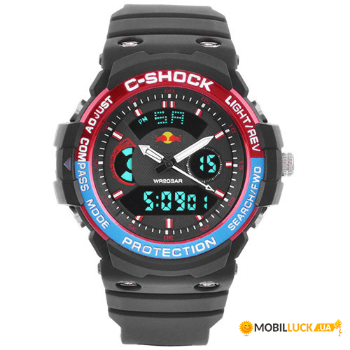   C-SHOCK GN-1000 Black-Red (5286)