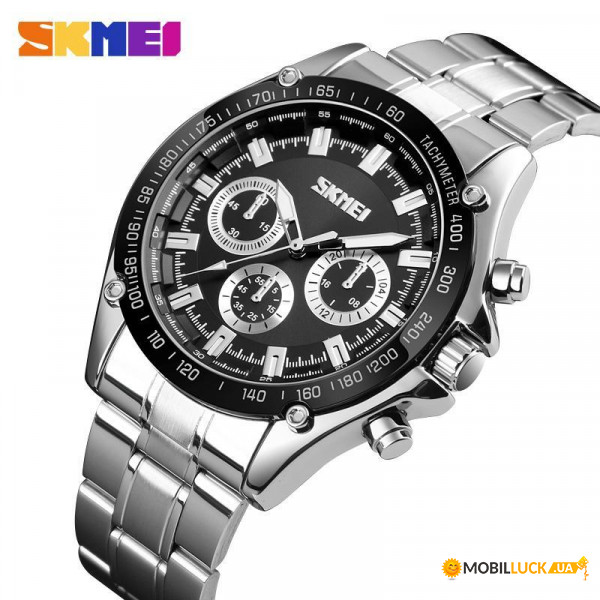   Skmei 1366 Chronograph Black Quartz 3Bar