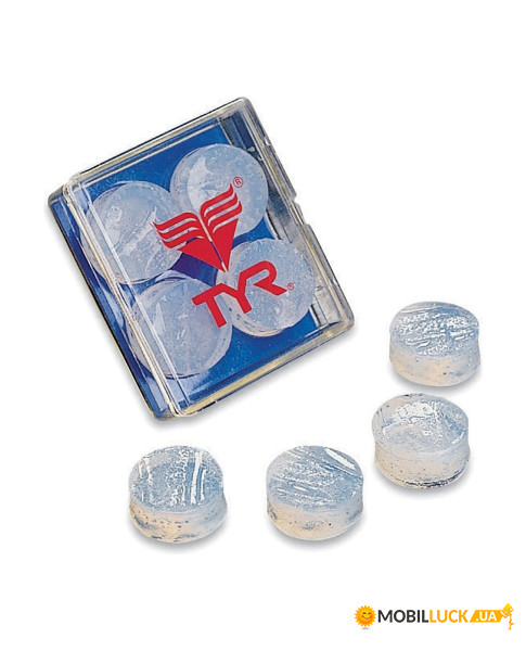  TYR Soft Silicone Ear Plugs Clear 101 (LEP-101)