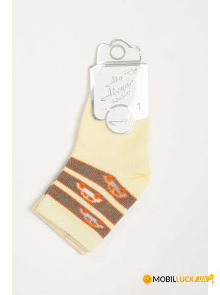  Baby Socks 1-2 Year  (KV-0085Y_Yellow)